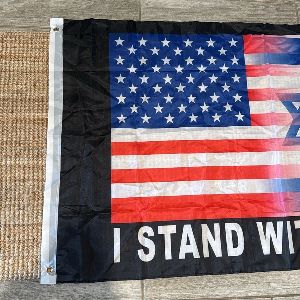 Nylon Flag- USA/ ISREAL - Picture 3 of 6